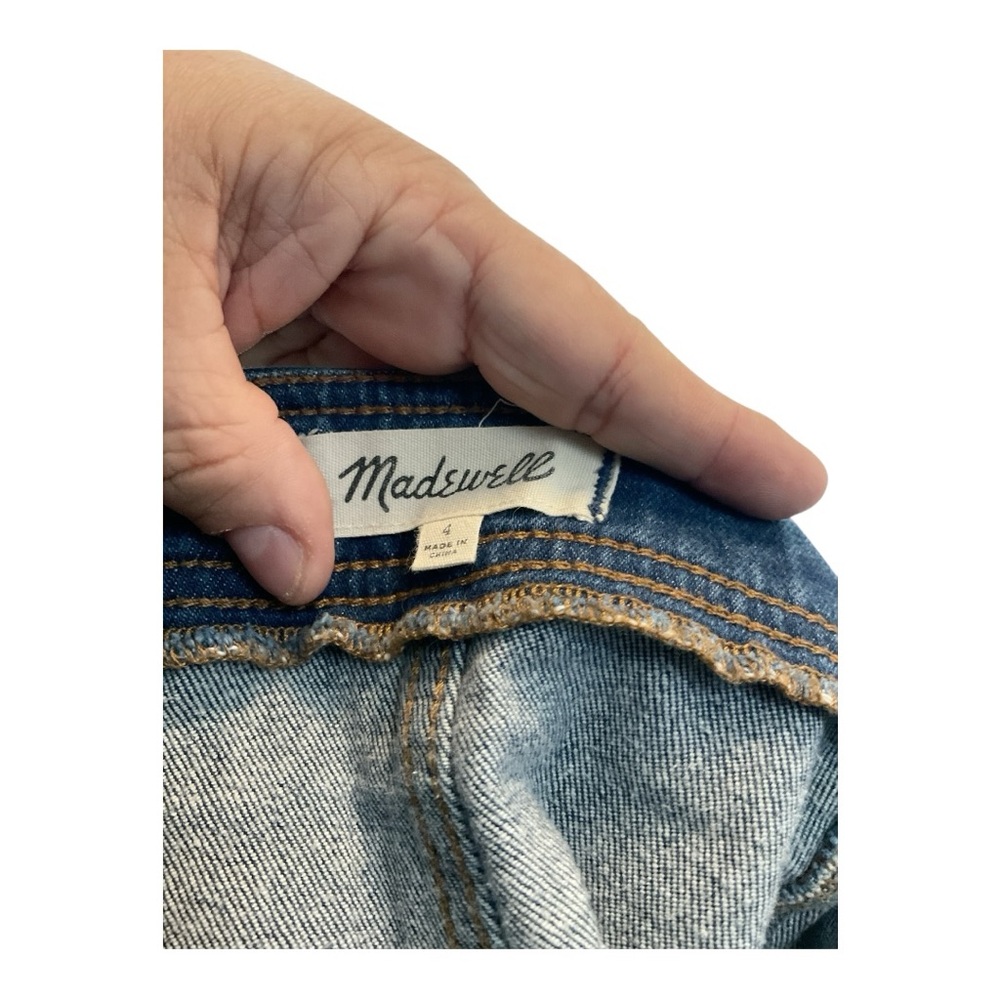 Women’s NWOT Madewell 70s style Metropolis Snap Jean Skirt, size 4 - Picture 3 of 3